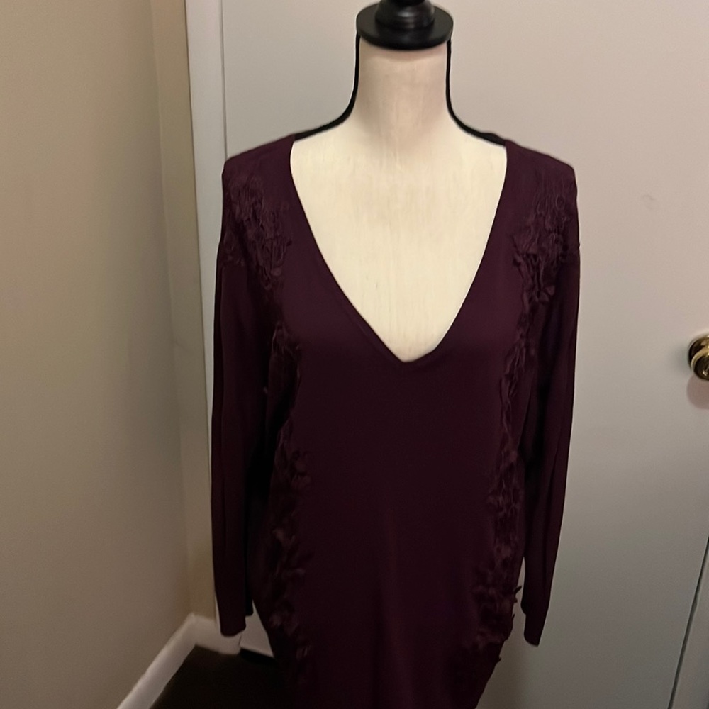 Lane Bryant 18/20 Sweater Purple - Picture 1 of 6
